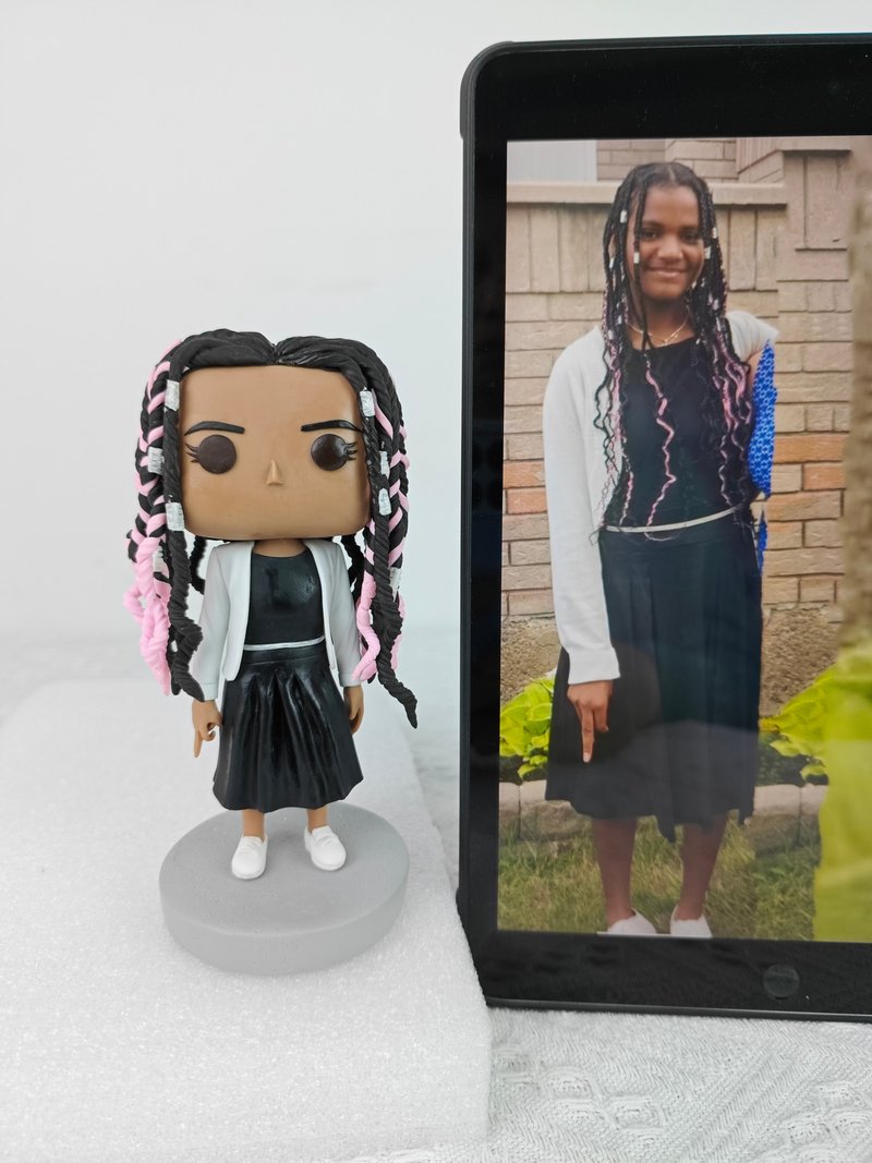 【客製化3D人像公仔】訂製手工Funko Pop男生朋友老公生日禮物 - 公仔/玩偶 - 黏土 多色