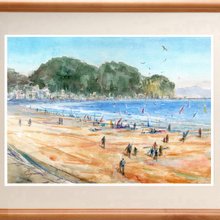 水彩画　原画　「里山の秋 ４」 水彩画原画 里山の秋4 - ショップ 松下勝明 ポスター・絵 - Pinkoi