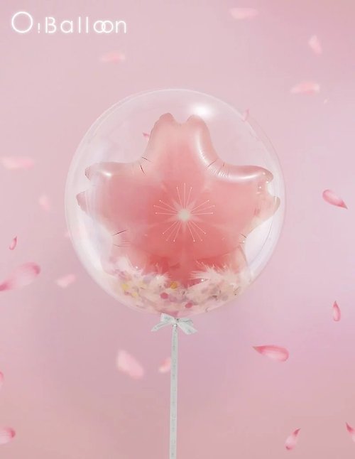 O!Balloon CHERRY BLOSSOMS BUBBLE / 櫻花泡泡