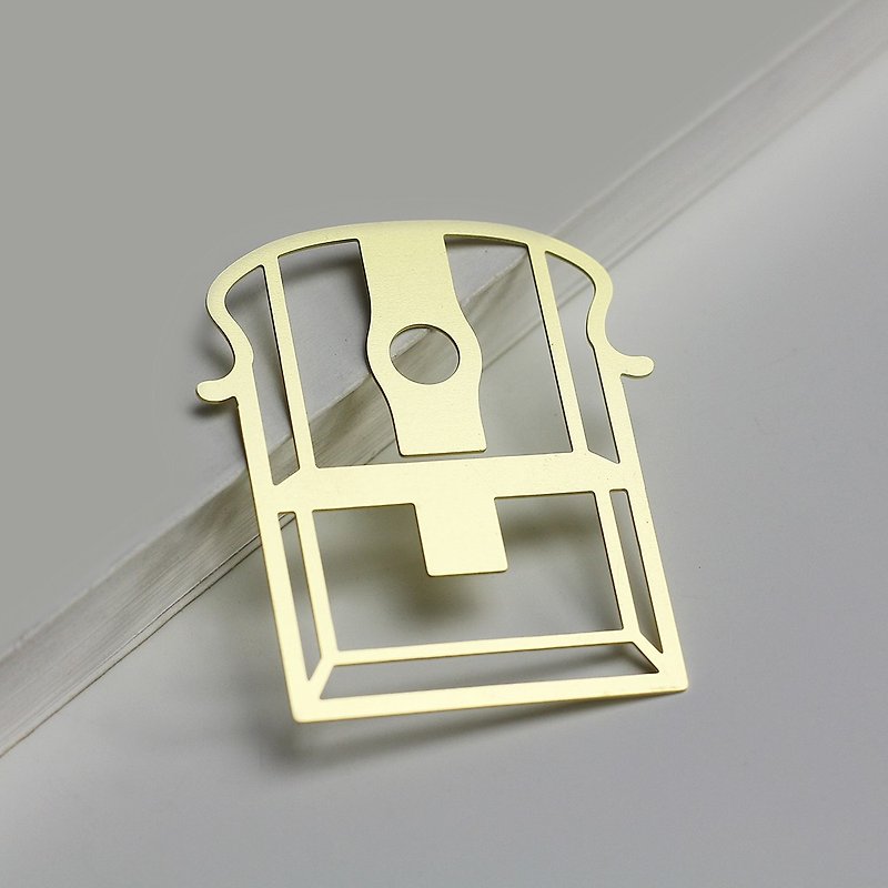 大石椅子しおり真鍮しおり金属しおり文化創造的な製品中華風ギフトしおり - しおり - 銅・真鍮 