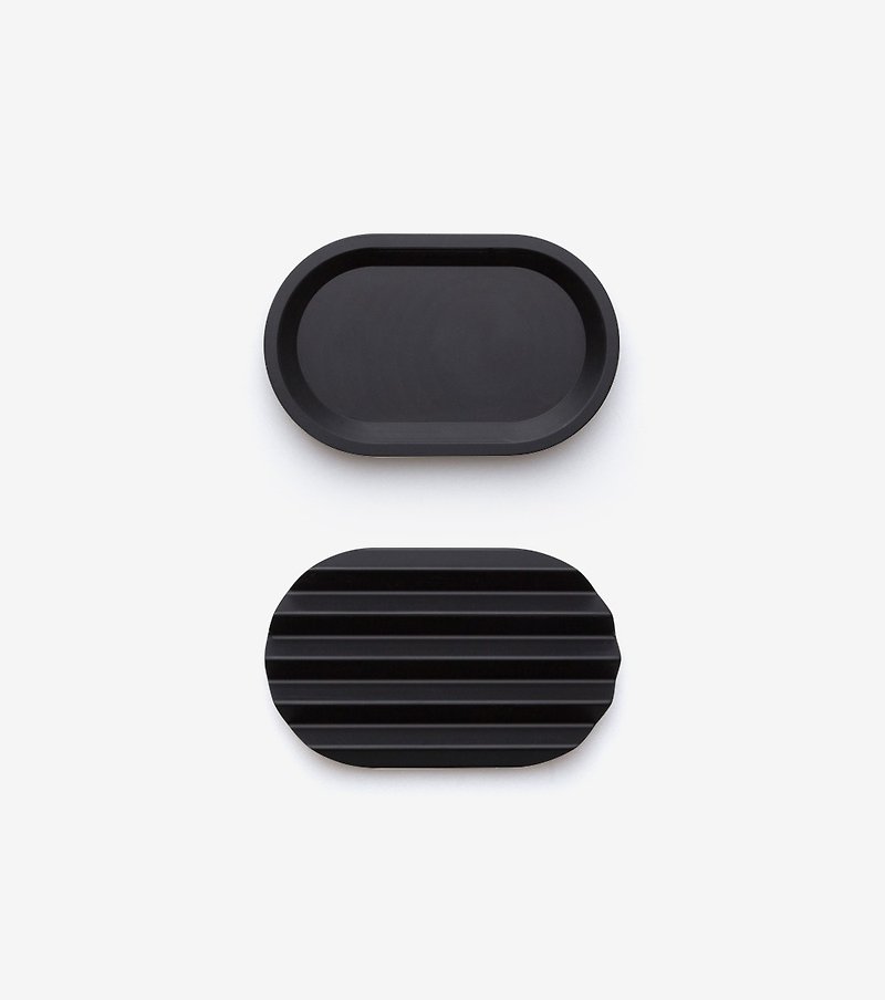 W paperweight B - black - กล่องเก็บของ - อลูมิเนียมอัลลอยด์ สีดำ
