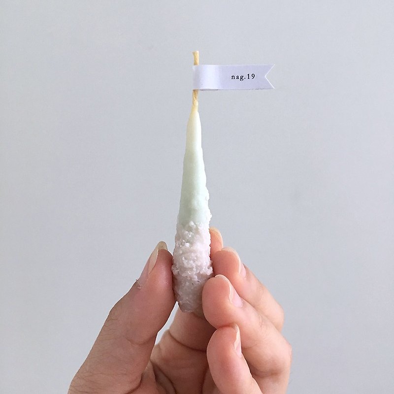 f i n g e r s | 小指頭蠟燭 handmade candle #little finger - 香薰蠟燭/燭台 - 蠟 綠色