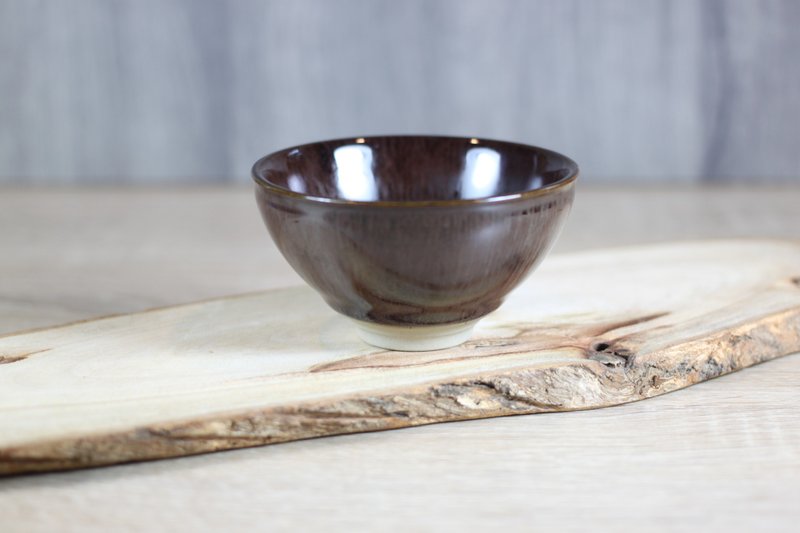 【送禮好物】棕毫 天目釉茶杯 茶碗 鶯歌陶藝名家葉敏祥作品 - 茶壺/茶杯/茶具 - 陶 