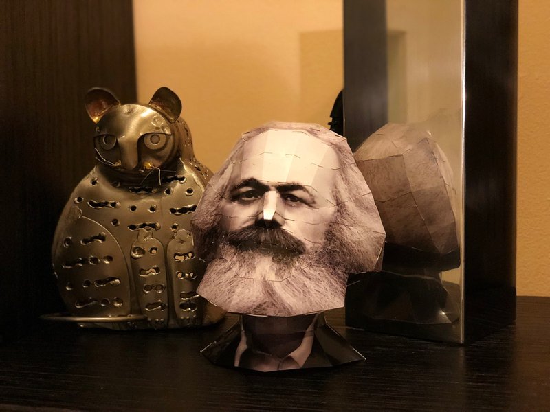 【酷比頭紙模型】卡爾 馬克思 Karl Marx 世界名人堂 | 免剪貼 手作 立體拼圖 - 拼圖 - 紙 多色