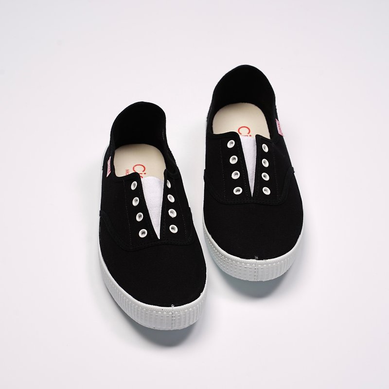 CIENTA Canvas Shoes 55000 01 - รองเท้าลำลองผู้หญิง - ผ้าฝ้าย/ผ้าลินิน สีดำ