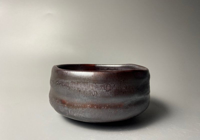 Wood-fired teabowl - 花瓶/花器 - 陶 
