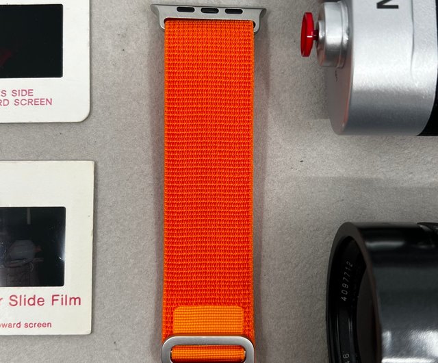 Apple Ultra top Watch band 49mm Orange Alpine loop