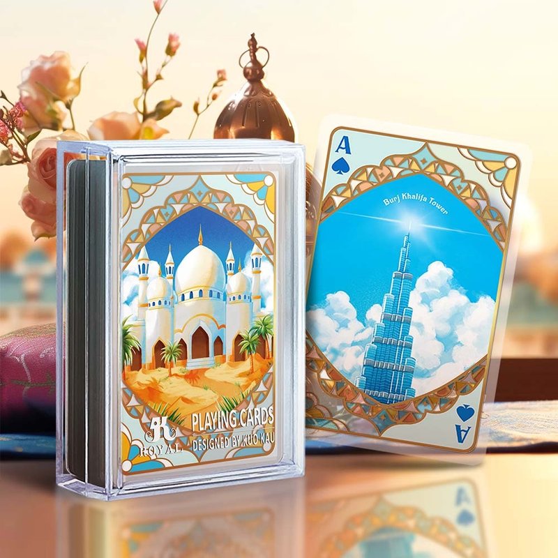 Middle Eastern Landmarks Journey Transparent Cards - Mosque - Board Games & Toys - Plastic Transparent