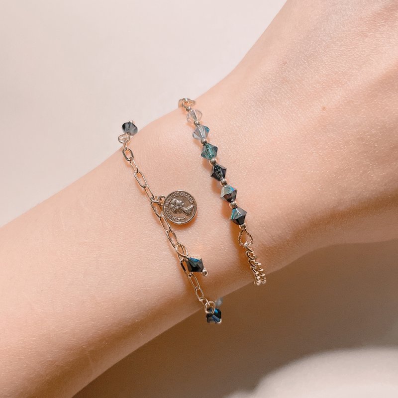 Swarovski bracelet set - Bracelets - Crystal 