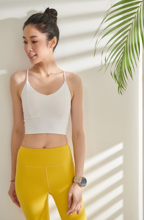 Yoga Flow 春夏穿搭【Yoga Flow】Dale Bra-White 信用卡優惠 快速出貨