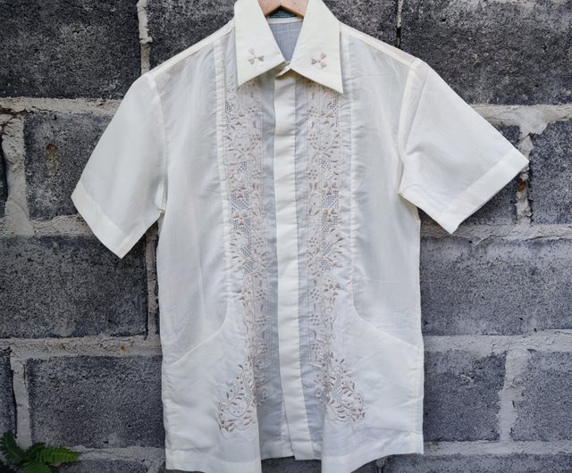 バロンタガログ　タガログシャツ　刺繍　フィリピン　Onésimus バロンタガログ タガログシャツ 刺繍 フィリピン Onésimus