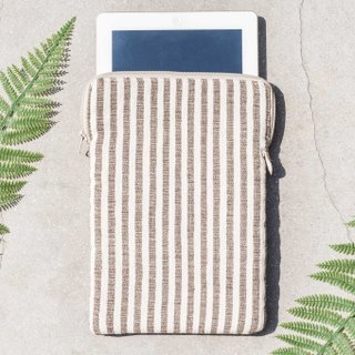 限られた誕生日の贈り物中国のバレンタインデーギフトiパッドプロテクター/ ipad /タブレットipad /手織りストレージバッグ/全国の風袋/ iパッドのバッグ - コーヒーラテストライプの世界