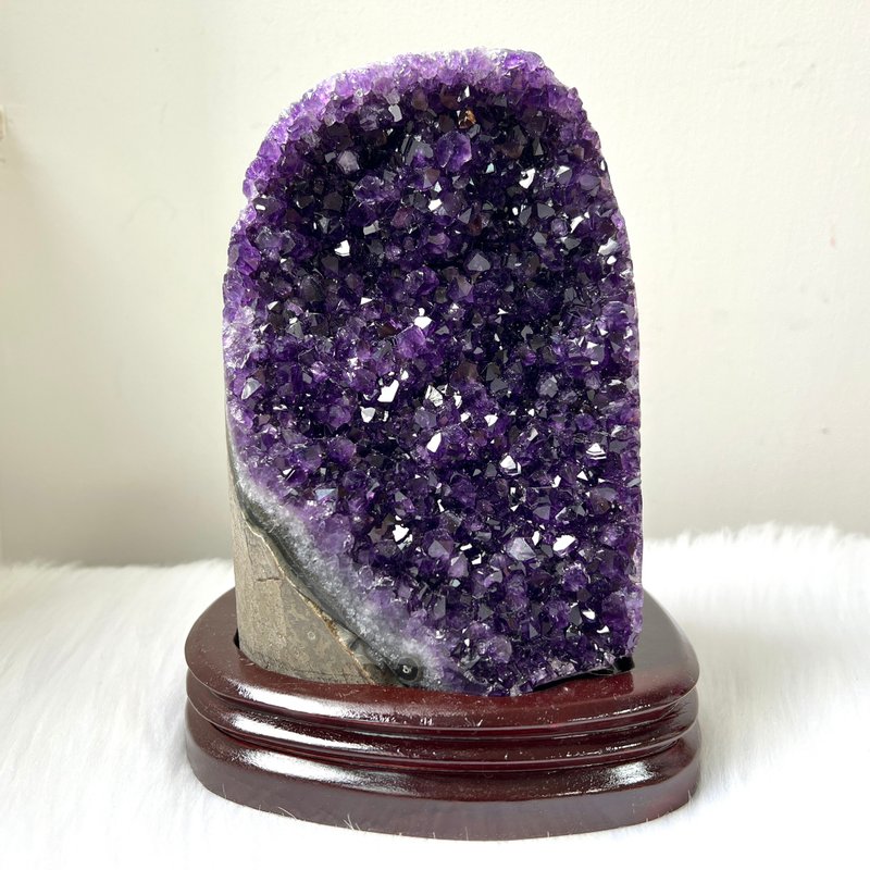 烏拉圭紫晶簇連訂造底座 | 水晶 | 水晶簇 | 水晶擺件 - 擺飾/家飾品 - 水晶 紫色