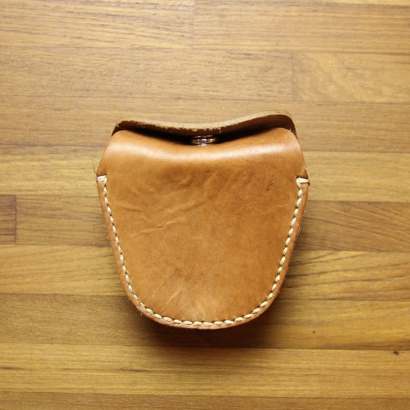 Tsubasa.Y ancient house CCP leather mirror box, goggles box - Coin Purses - Genuine Leather 