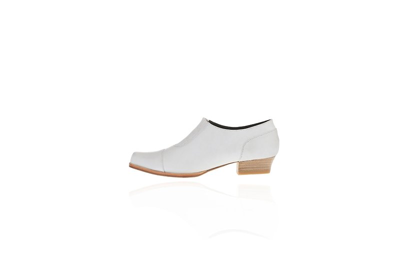 To be deleted 1 - Women's Booties - Genuine Leather White