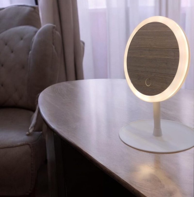 LED 補光燈化妝鏡 - 其他 - 其他材質 透明