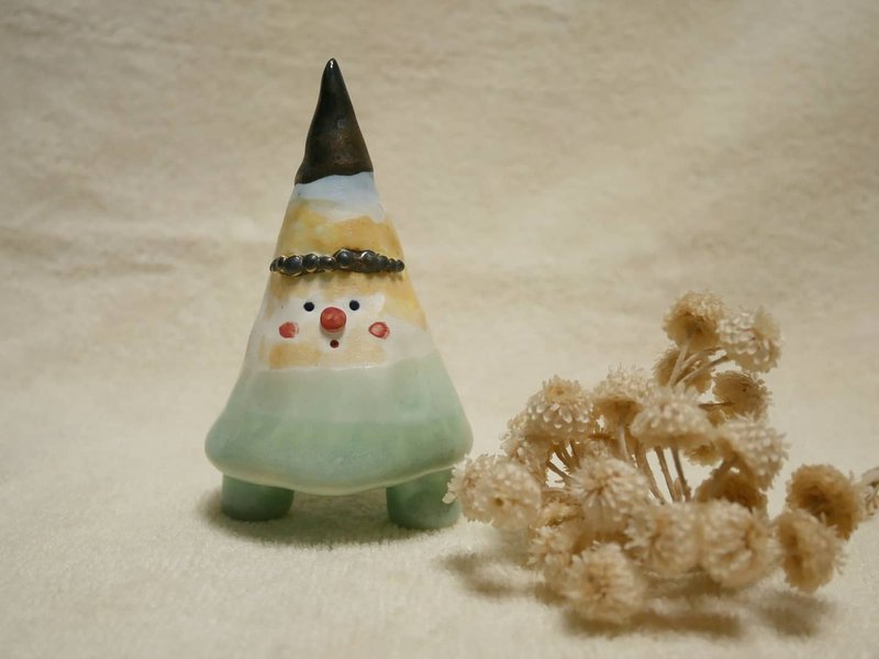 No.2 Matcha chocolate tree pottery / ring platform - ของวางตกแต่ง - ดินเผา 