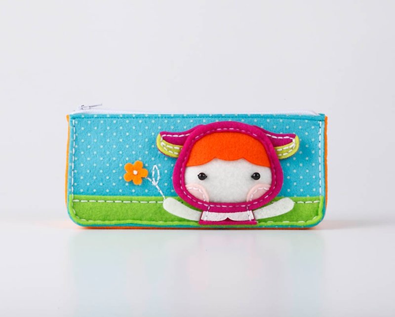 Fairy Land [Material Pack] Cute Animal Doll Pencil Bag-Lamb - อื่นๆ - วัสดุอื่นๆ 