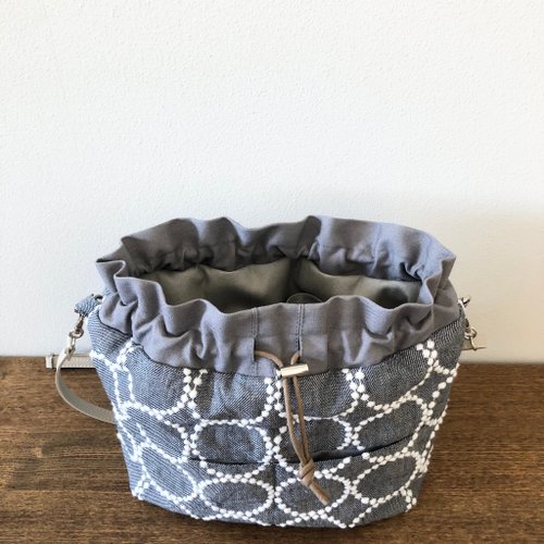 巾着バッグ ミナペルホネンタンバリン ハンドメイド - ショップ