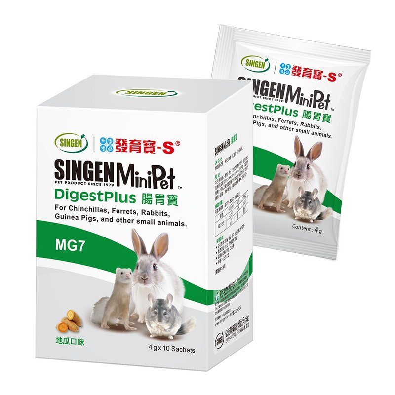 SINGEN Xinyuan Development Bao Pika Rabbit with Appetizing Health and Intestinal Probiotic Formula-4g x10bags/box - อื่นๆ - วัสดุอื่นๆ สีเขียว