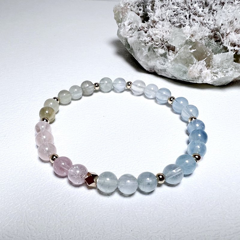 bloom. Bracelets of time, popularity, healing and peace, one picture and one thing l Stone l - Bracelets - Gemstone Multicolor