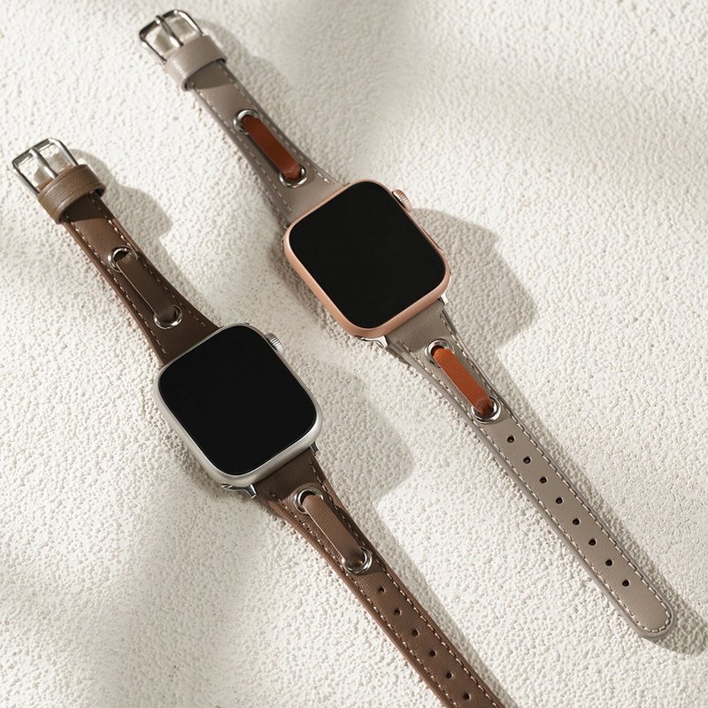 Apple Watch -車線真皮造型蘋果錶帶 - 錶帶 - 真皮 