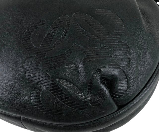 日本直送 名牌中古包 】LOEWE ロエベ ショルダーバッグ ブラック