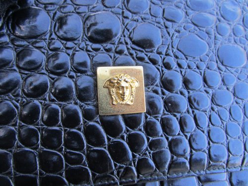 OLD-TIME] Early second-hand old bag GIANNI VERSACE handbag made in Italy -  Shop OLD-TIME Vintage & Classic & Deco Handbags & Totes - Pinkoi