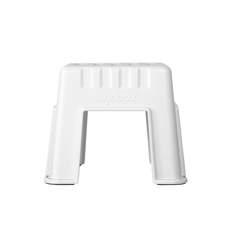 【Livinbox】小さなキャビネットチェア (ホワイト) - 椅子・ソファー - プラスチック ホワイト