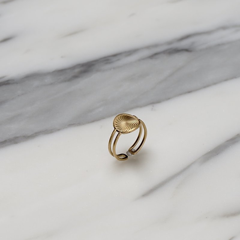 French independent designer Paris workshop craftsman made BOLEO ring order - General Rings - Copper & Brass Gold