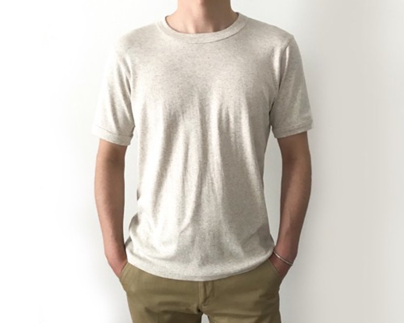 日本製オーガニックコットン 形にこだわった 大人のメンズTシャツ【サイズ・色展開有り】 - 男 T 恤 - 棉．麻 