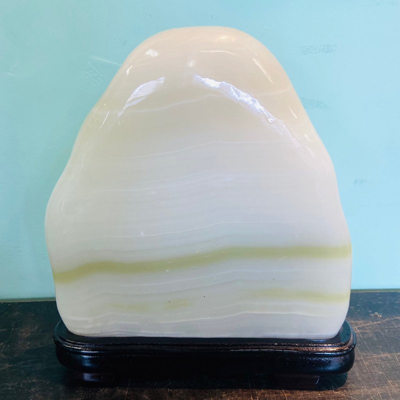 義大利玉 天然原石 天然紋路 擺件 A275 - 擺飾/家飾品 - 玉石 
