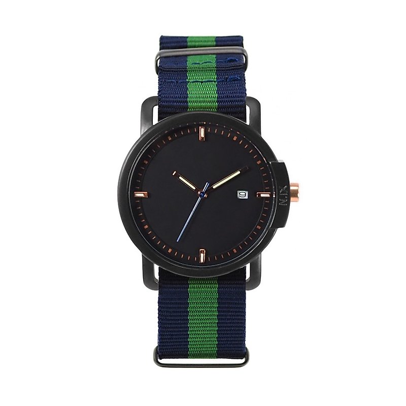 Minimal Watches: Ocean04-Navy Green - Women's Watches - Other Metals Green