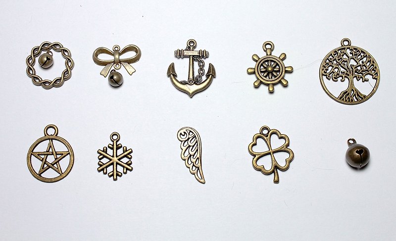 (Can not be ordered separately)small decoration order (2cm) - Other - Other Metals Brown