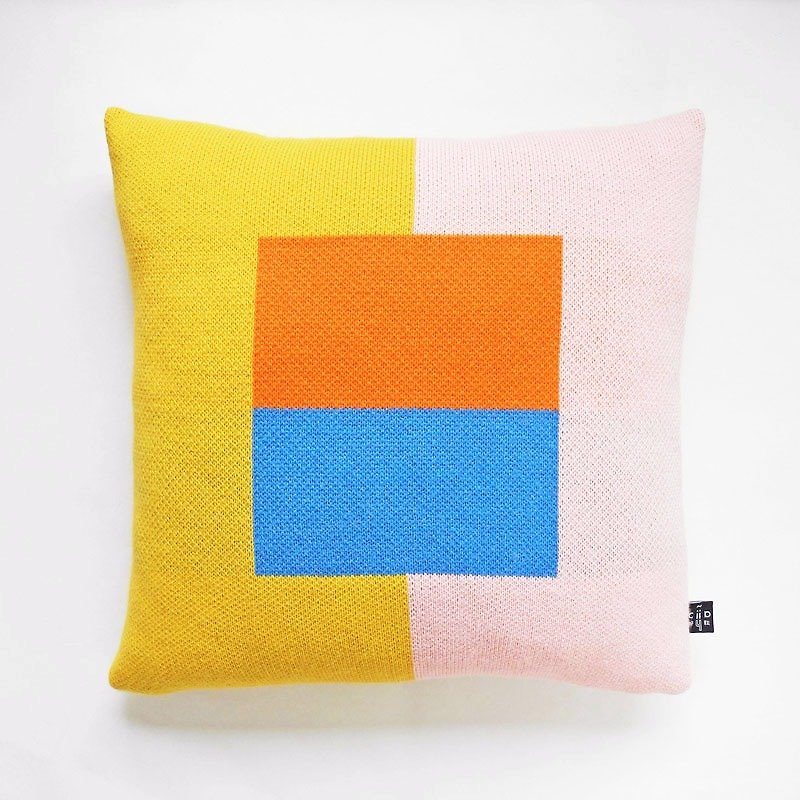studio chiia- Geometric Knit Cushion Cover - หมอน - เส้นใยสังเคราะห์ หลากหลายสี