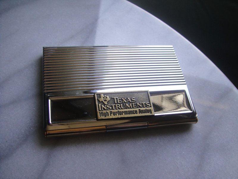 [OLD-TIME] Early second-hand metal business card box - ที่เก็บนามบัตร - วัสดุอื่นๆ หลากหลายสี