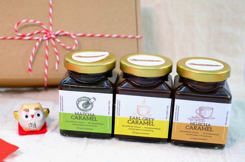 [New Year's Gift Box] Strong Tea Combination with Sea Salt Caramel
