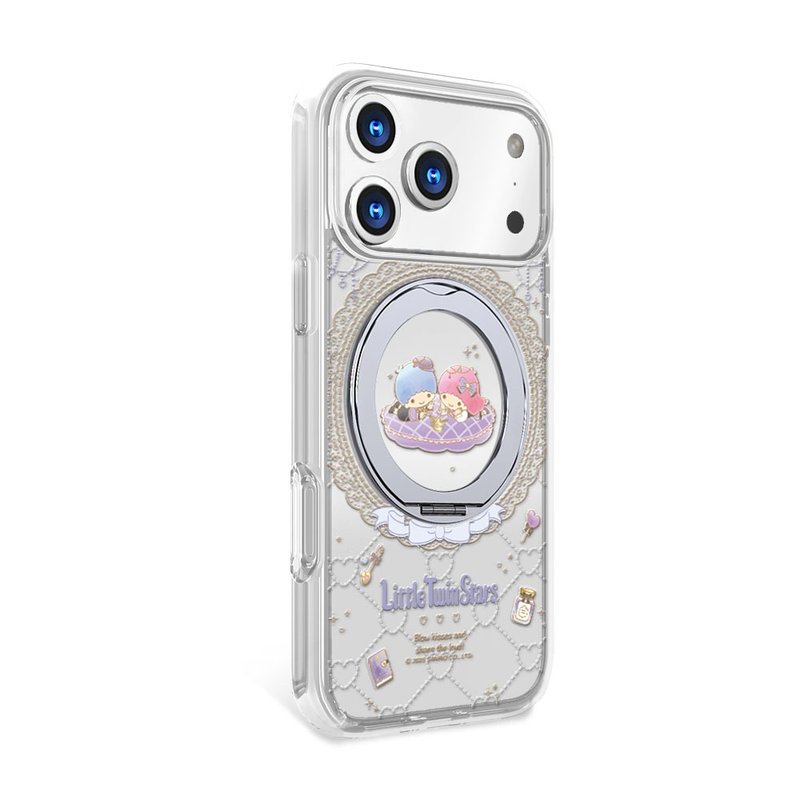 三麗鷗 iPhone 17 軍規360旋轉磁吸立架殼-魔鏡雙子星 - 手機殼/手機套 - 其他材質 多色