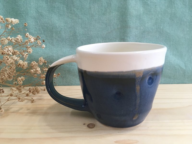 Deep Blue - Point Cup (High) - Mugs - Pottery Blue