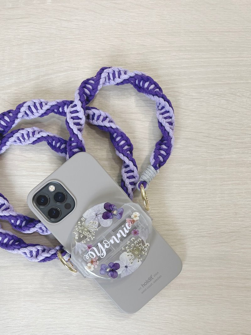 Customized name [embossed phone lanyard] mobile phone lanyard - อุปกรณ์เสริมอื่น ๆ - พลาสติก 