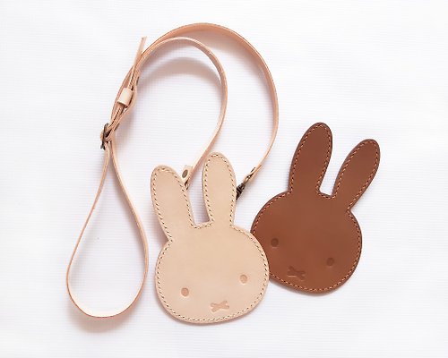 港產皮革｜Leatherism Handmade Products 【Pinkoi x miffy】卡片套 皮革材料包 造型證件套 DIY 米菲兔
