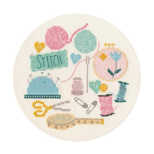 MARUMi刺繡手作 Bothy Threads 十字繡材料包 - 刺繡工具包