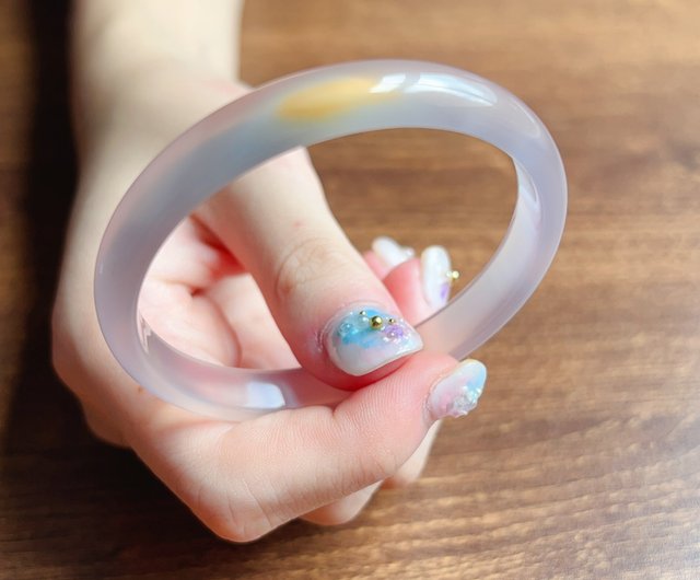 ピンクカルセドニーブレスレット　A パワーストーンブレスレット ピンクカルセドニーAAAA10ミリ