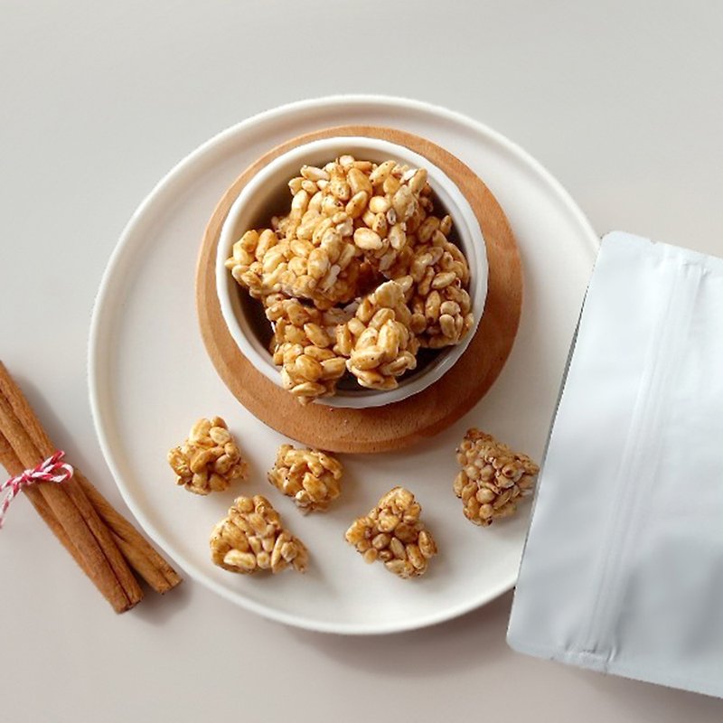 【北歐黑糖肉桂】 創新爆米香 台式爆米花 零食 點心 早餐 - 蛋捲/餡餅/零食 - 新鮮食材 