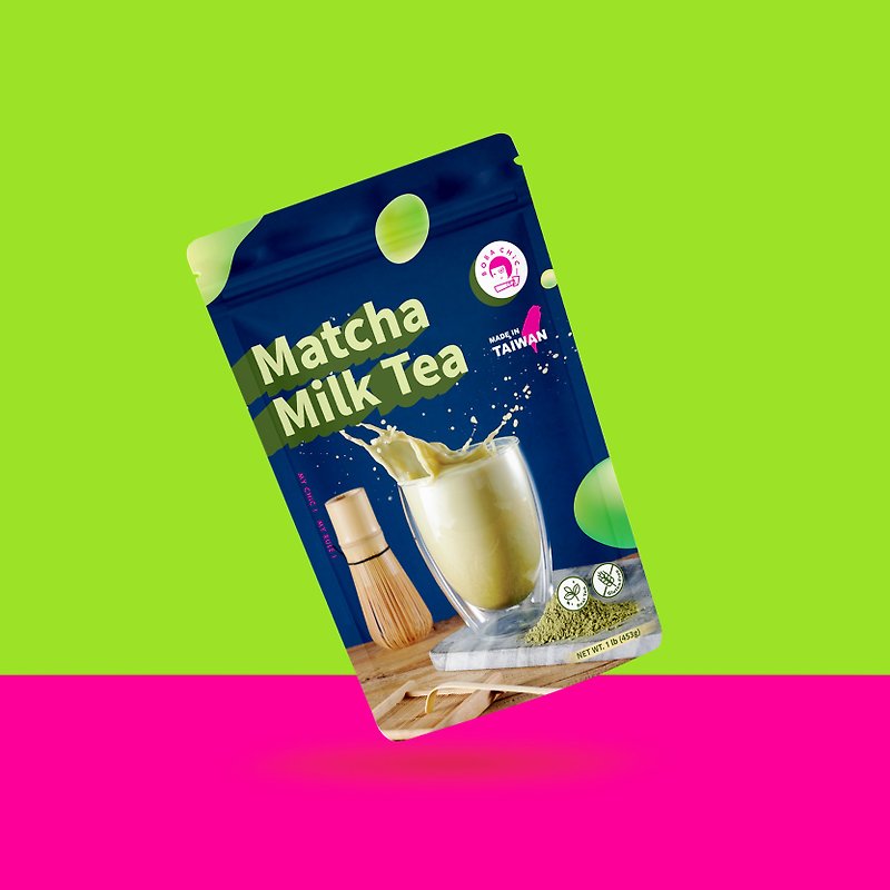 Matcha Milk Tea - อื่นๆ - อาหารสด สีเขียว