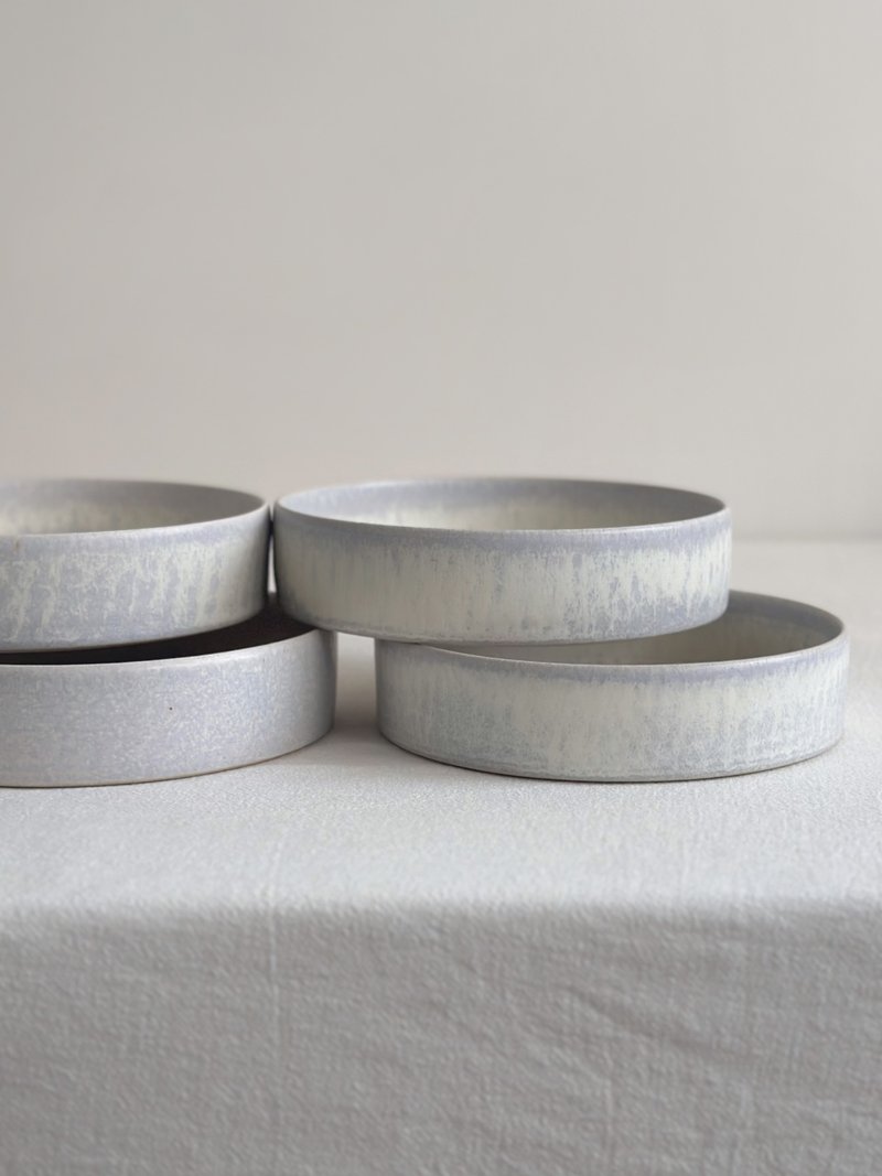 糵石 五吋直邊深皿 - 盤子/餐盤/盤架 - 陶 