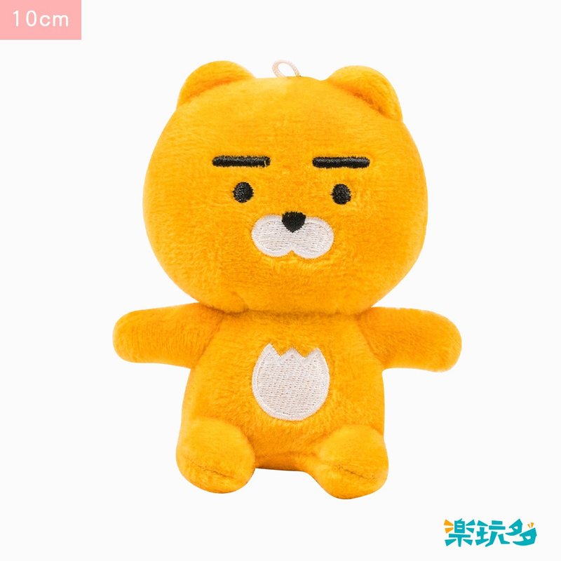 Kakao Friends-坐姿款絨毛吊飾10公分-Ryan款【KF0710200502】 - 公仔/玩偶 - 其他材質 黃色