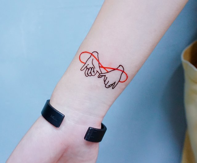 Party Picks! Little Doodle Party Color Temporary Tattoo Sticker Friendship  - Shop LAZY DUO TATTOO Temporary Tattoos - Pinkoi