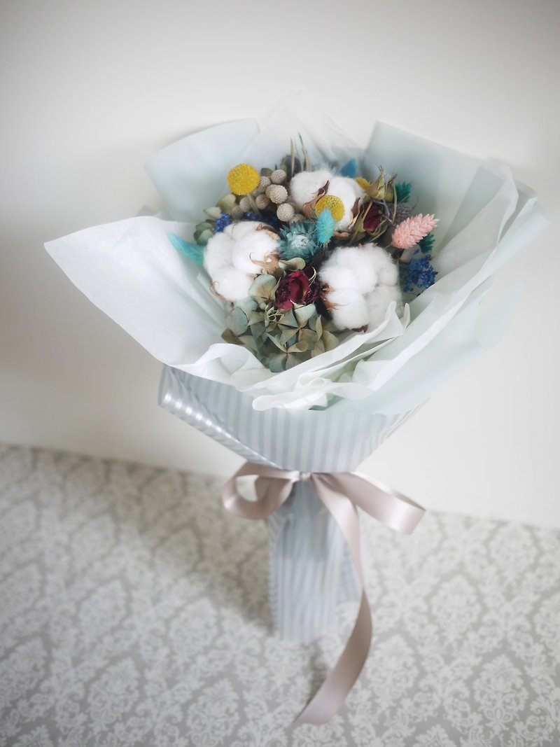 Customer exclusive single blue bouquet, other customers, please do not place an order - ตกแต่งต้นไม้ - พืช/ดอกไม้ ขาว