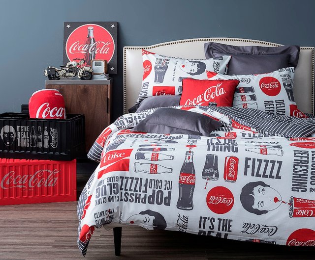 coca cola bedding queen size